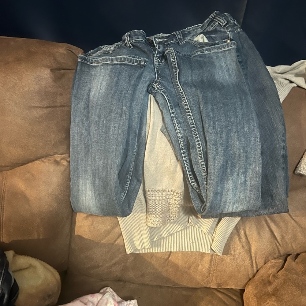 Tuff blue jeans
